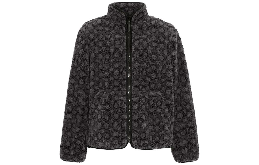 Coach SS23 Pattern Logo Zip-Up Stand Collar Jacket Men’s Gray CB660-OCI