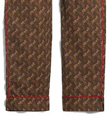 COACH 男士SS23棕色印花休闲裤。 CD763-A8T Details for COACH 男士SS23棕色印花休闲裤。 CD763-A8T