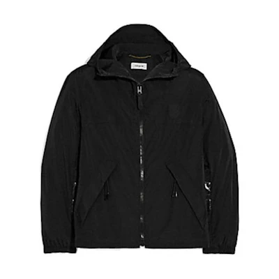 COACH SS23 Solid Color Zip-Up Hoodie Jacket - Black 79557-BLK