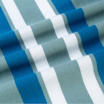 コーチ SS23 ストライプロゴ プリント 長袖ポロシャツ ブルー メンズ. CF817-VC6 Details for コーチ SS23 ストライプロゴ プリント 長袖ポロシャツ ブルー メンズ. CF817-VC6