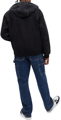 COACH SS24 黑色連帽外套,搭配標誌及撞色設計。 CR744-SDP Shop COACH SS24 黑色連帽外套,搭配標誌及撞色設計。 CR744-SDP