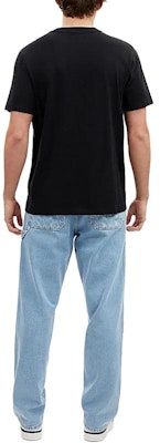 コーチ SS24 ブラック レタープリント クルーネック Tシャツ CO790-BLK Shop コーチ SS24 ブラック レタープリント クルーネック Tシャツ CO790-BLK