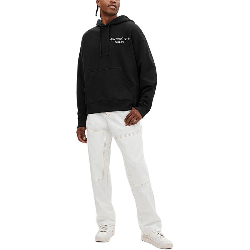 Lookbook COACH SS24  Black Logo Hoodie. CR491-BLK