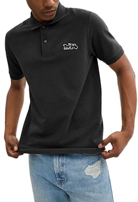 コーチ SS24 ブラック ポロシャツ キャリッジ柄入り CT025-BLK Lookbook コーチ SS24 ブラック ポロシャツ キャリッジ柄入り CT025-BLK