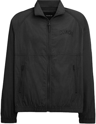 COACH SS24 黑色拉鍊外套,純色刺繡標誌設計。 CR483-BLK Order COACH SS24 黑色拉鍊外套,純色刺繡標誌設計。 CR483-BLK