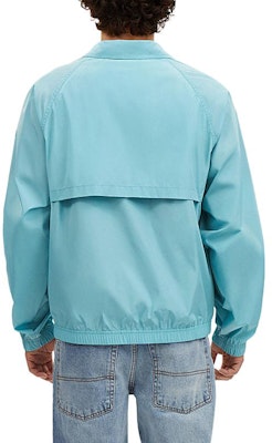 COACH SS24 藍色刺繡標誌拉鍊外套連領子. CR483-VSW Purchase COACH SS24 藍色刺繡標誌拉鍊外套連領子. CR483-VSW