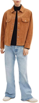 COACH SS24 Brown Solid Color Button-Up Leather Jacket Long Sleeve Casual CQ106-TN2 Buy COACH SS24 Brown Solid Color Button-Up Leather Jacket Long Sleeve Casual CQ106-TN2