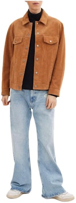 COACH SS24 Brown Solid Color Button-Up Leather Jacket Long Sleeve Casual CQ106-TN2 Order COACH SS24 Brown Solid Color Button-Up Leather Jacket Long Sleeve Casual CQ106-TN2