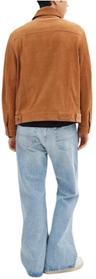 COACH SS24 Brown Solid Color Button-Up Leather Jacket Long Sleeve Casual CQ106-TN2 Lookbook COACH SS24 Brown Solid Color Button-Up Leather Jacket Long Sleeve Casual CQ106-TN2