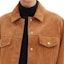 Shop COACH SS24 Brown Solid Color Button-Up Leather Jacket Long Sleeve Casual CQ106-TN2