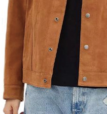 COACH SS24 Brown Solid Color Button-Up Leather Jacket Long Sleeve Casual CQ106-TN2 Details for COACH SS24 Brown Solid Color Button-Up Leather Jacket Long Sleeve Casual CQ106-TN2