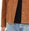 Details for COACH SS24 Brown Solid Color Button-Up Leather Jacket Long Sleeve Casual CQ106-TN2