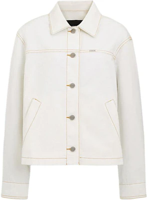 Chaqueta Casual COACH SS24 de Bolsillo Sencillo en Gris Blanco. CT430-OFW Buy Chaqueta Casual COACH SS24 de Bolsillo Sencillo en Gris Blanco. CT430-OFW