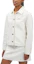 Shop Chaqueta Casual COACH SS24 de Bolsillo Sencillo en Gris Blanco. CT430-OFW