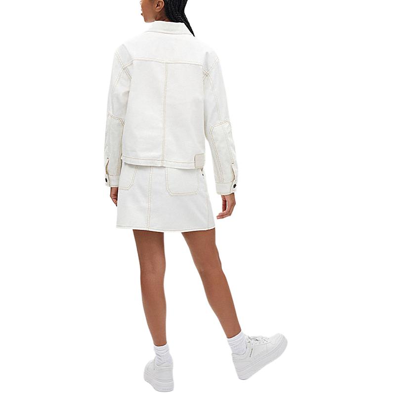 COACH SS24  Casual Solid Single-Breasted Pocket Jacket - Gray White CT430-OFW 圖 5