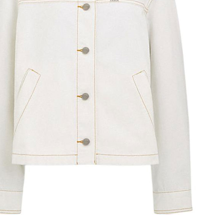 COACH SS24  Casual Solid Single-Breasted Pocket Jacket - Gray White CT430-OFW 圖 6