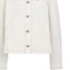 Details for Chaqueta Casual COACH SS24 de Bolsillo Sencillo en Gris Blanco. CT430-OFW