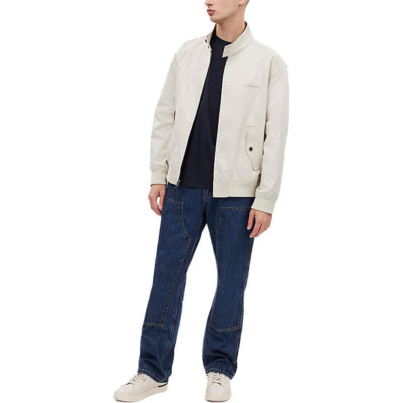 COACH SS24  Casual Zip-Up Long Sleeve Jacket Stone Color CS015-STN 圖 3