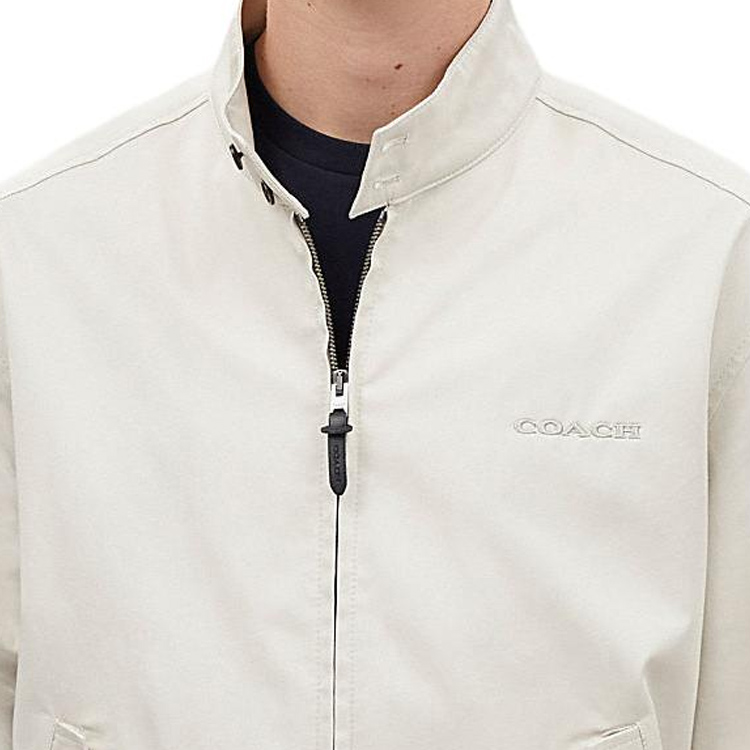 COACH SS24  Casual Zip-Up Long Sleeve Jacket Stone Color CS015-STN 圖 4