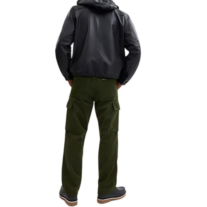 Purchase Pantalones Verdes Utility COACH SS24 con Bolsillo de Solapa y Cierre de Cremallera CX651-CCF