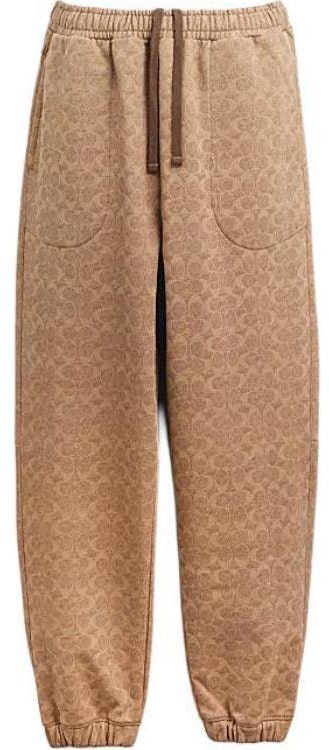 coach-ss-24-logo-drawstring-knit-jogger-pants-brown-yellow-cp-979-ryu