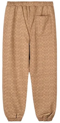 蔻驰 SS24 标志抽绳针织慢跑裤 棕黄色. CP979-RYU Lookbook 蔻驰 SS24 标志抽绳针织慢跑裤 棕黄色. CP979-RYU
