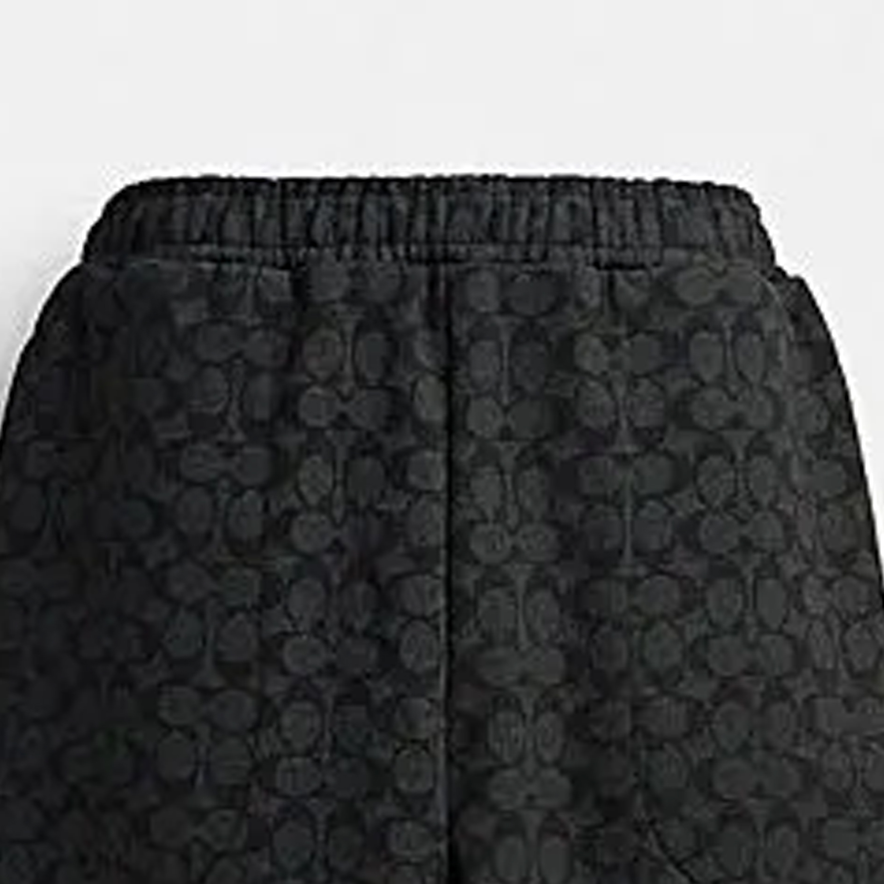 Purchase COACH SS24 标志抽绳针织休闲裤 - 炭灰色. CP979-R8E