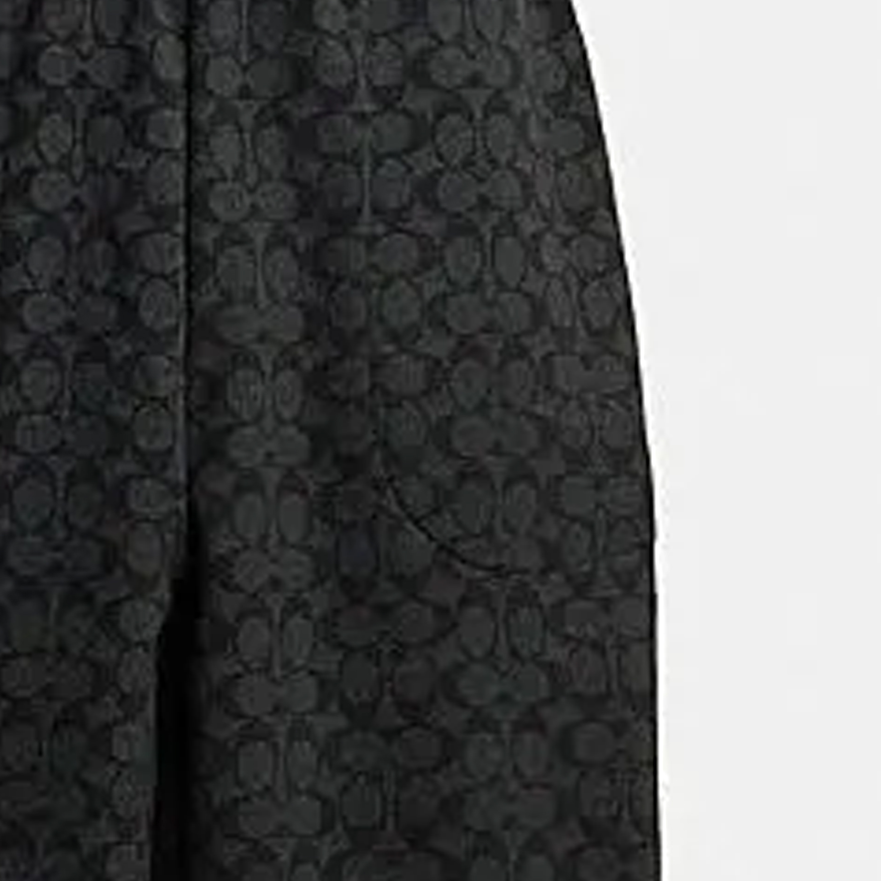 Details for COACH SS24 标志抽绳针织休闲裤 - 炭灰色. CP979-R8E