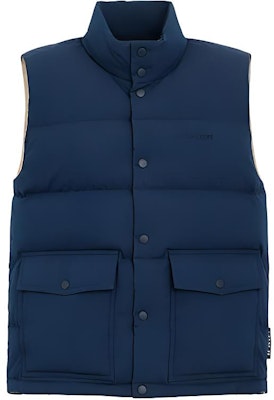 蔻驰 SS24 藏蓝色单排扣无袖羽绒背心。 CT728-WAE Buy 蔻驰 SS24 藏蓝色单排扣无袖羽绒背心。 CT728-WAE