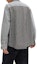 Shop COACH SS24 Striped Colorblock Long Sleeve Shirt in Gray CT056-GRY