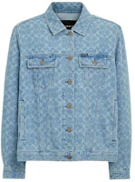Order COACH SS24 Washed Print Long Sleeve Button-Up Jacket. CQ835-LUN