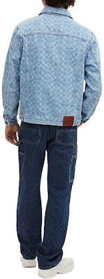 COACH SS24 Jaket Lengan Panjang Motif Washed dengan Kancing Depan. CQ835-LUN Shop COACH SS24 Jaket Lengan Panjang Motif Washed dengan Kancing Depan. CQ835-LUN