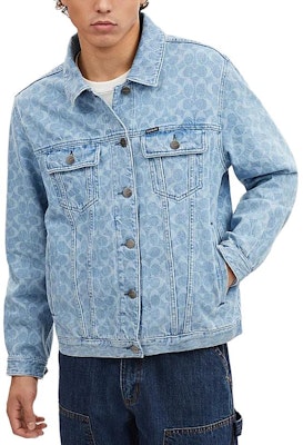 COACH SS24 Jaket Lengan Panjang Motif Washed dengan Kancing Depan. CQ835-LUN Purchase COACH SS24 Jaket Lengan Panjang Motif Washed dengan Kancing Depan. CQ835-LUN