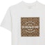 Details for コーチ SS24 ホワイト クルーネック Tシャツ レタープリントデザイン. CO790-WHT
