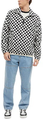 Coach SS24 Jaket Pullover Lengan Panjang Kotak Hitam CO806-SN3 Lookbook Coach SS24 Jaket Pullover Lengan Panjang Kotak Hitam CO806-SN3