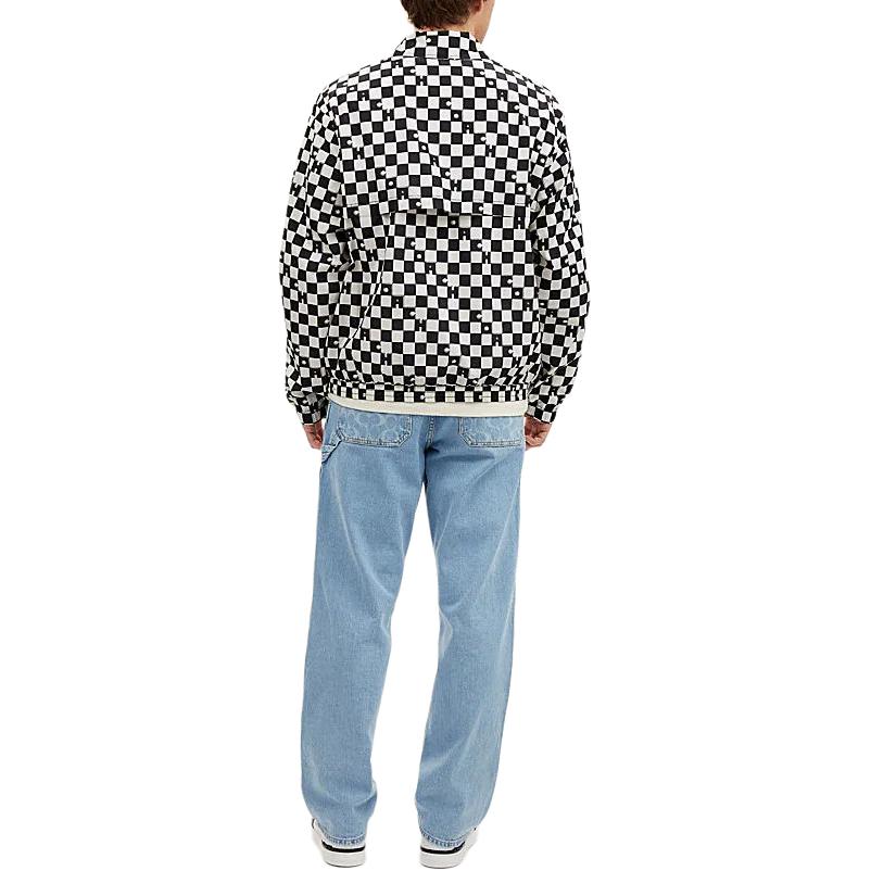 Coach SS24 Black Checkered Pullover Long-Sleeve Jacket CO806-SN3 圖 4