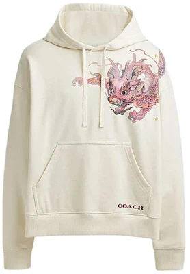 Sudadera Coach SS24 Crema con Logo de Dragón. CP964-CRM Buy Sudadera Coach SS24 Crema con Logo de Dragón. CP964-CRM