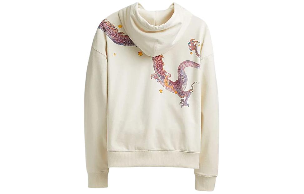 Lookbook Sudadera Coach SS24 Crema con Logo de Dragón. CP964-CRM