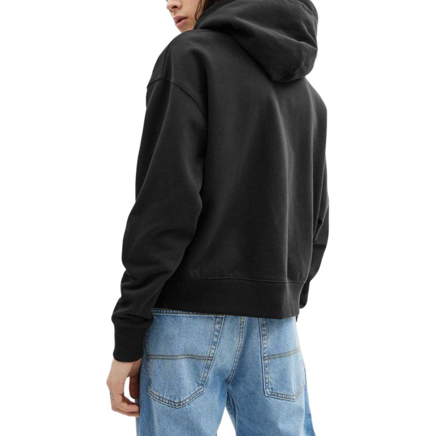 Details for コーチ SS24 レタープリント ブラック フーディ ユニセックス カジュアル ルーズフィット CQ226-BLK