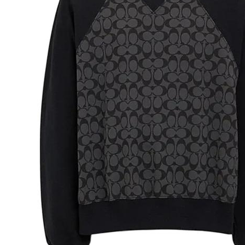 Purchase COACH SS24 Sweater Lengan Panjang Cetak Abu-Arang CO825-R8E