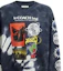 Details for Coach SS24 Baju Sejuk Crewneck Biru Tie-Dye Logo Print CT027-BAW