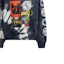 Sizing Coach SS24 Baju Sejuk Crewneck Biru Tie-Dye Logo Print CT027-BAW