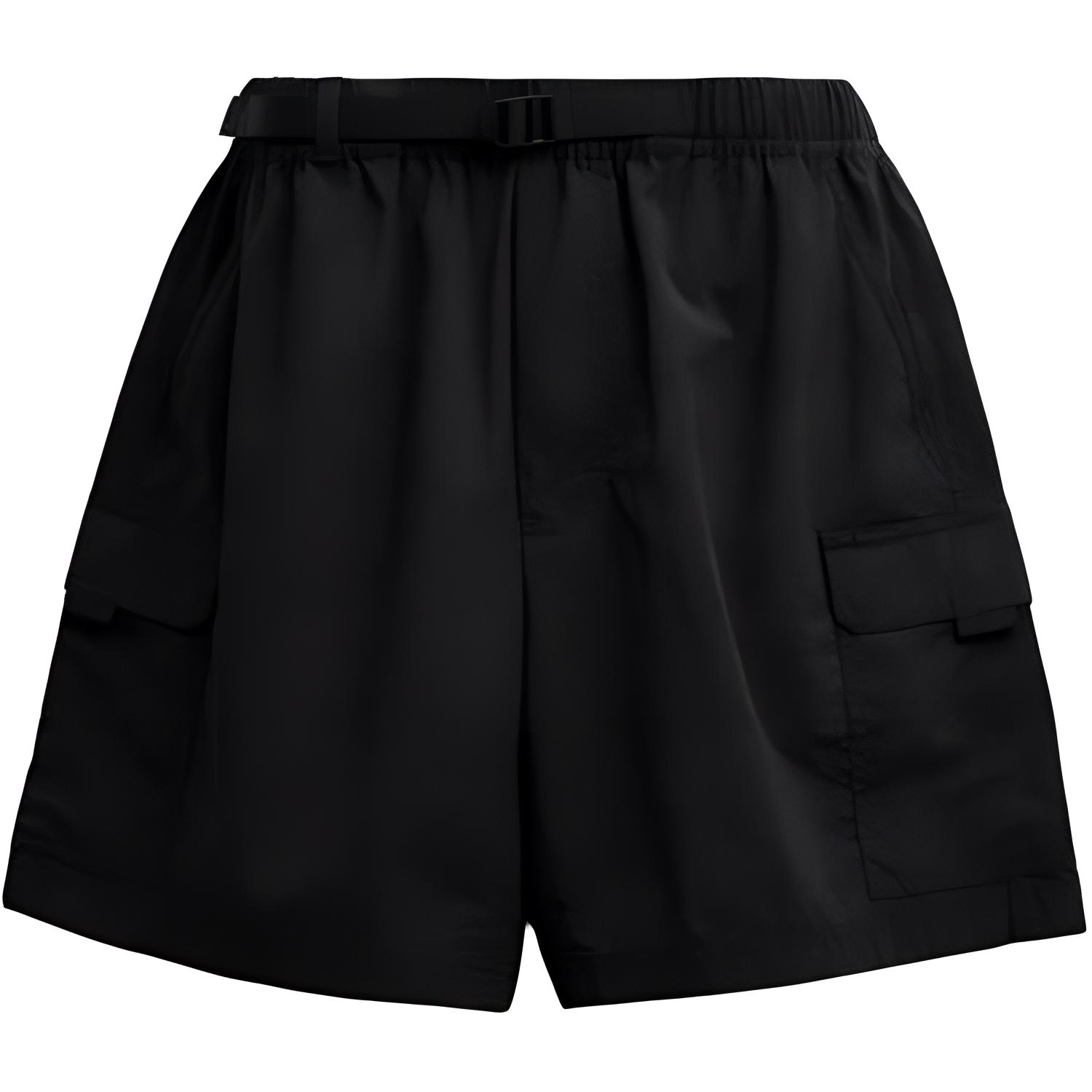 Order COACH SS25  Black Relaxed Fit Utility Cargo Shorts. CY570