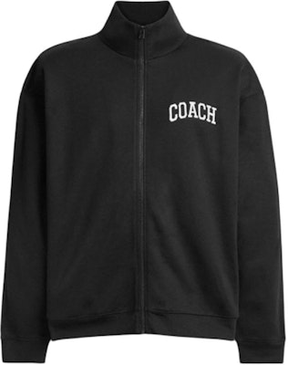 COACH SS25 黑色純色拉鍊長袖外套。 CY554-BLK Order COACH SS25 黑色純色拉鍊長袖外套。 CY554-BLK