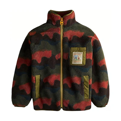 COACH Stand Collar Zip-Up Oversized Jacket Unisex Red CM723-WMJ