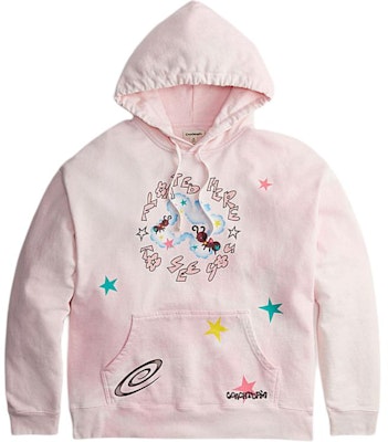COACH Star Print Hoodie Unisex Long Sleeve Light Pink. CN988-M05 Buy COACH Star Print Hoodie Unisex Long Sleeve Light Pink. CN988-M05