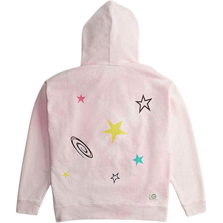Lookbook COACH Star Print Hoodie Unisex Long Sleeve Light Pink. CN988-M05