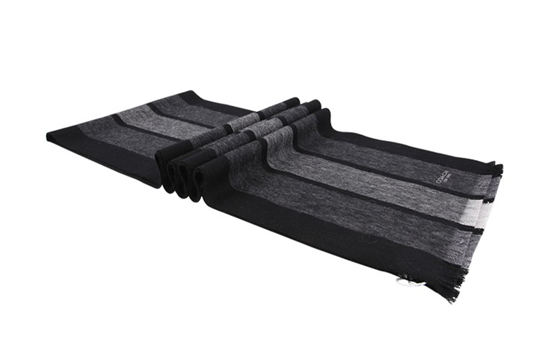 Lookbook コーチ ストライプ柄 ウール コンフォート スカーフ 76059-RIA