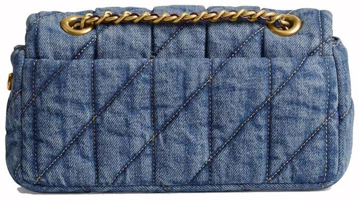 Coach Tas Bahu Tabby 20 Quilting Kuningan/Indigo Order Coach Tas Bahu Tabby 20 Quilting Kuningan/Indigo