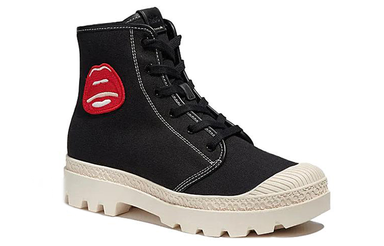 Order Coach Tom Wesselmann x Leather Fabric Casual Lace-Up Ankle Boot 'Black' CA432_BLK